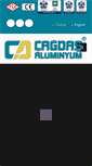 Mobile Screenshot of cagdasaluminyum.com